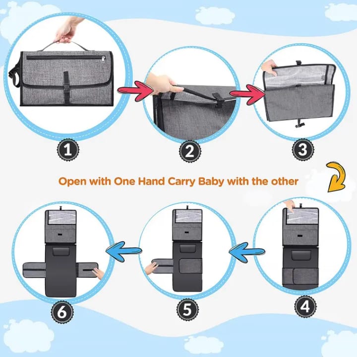 Cuddlio TravelEase Diaper Changing Pad Bag