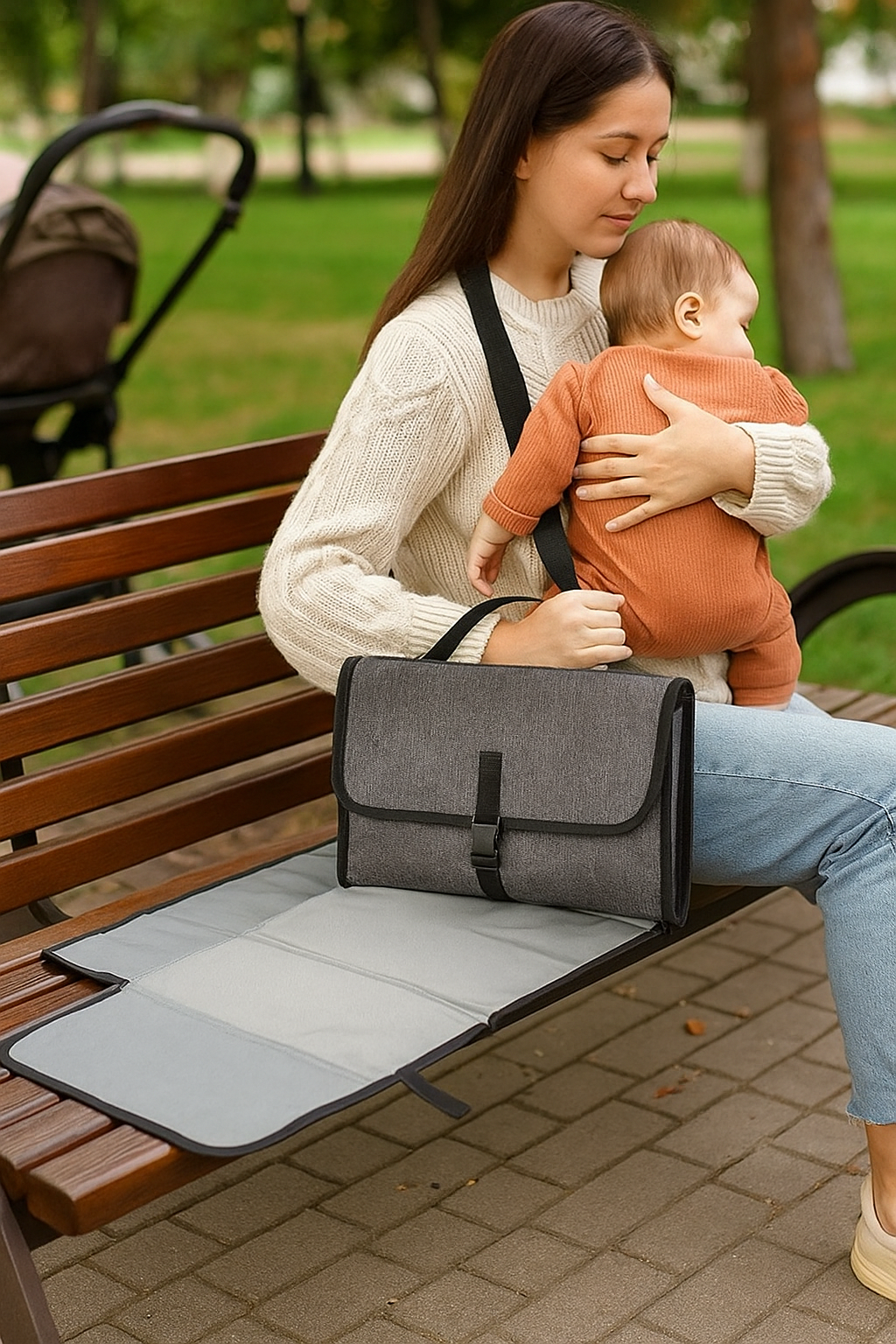 Cuddlio TravelEase Diaper Changing Pad Bag